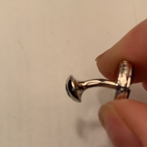 Montblanc Meisterstuck Lapis Azuli sterling silver cuff links - Picture 3 of 3